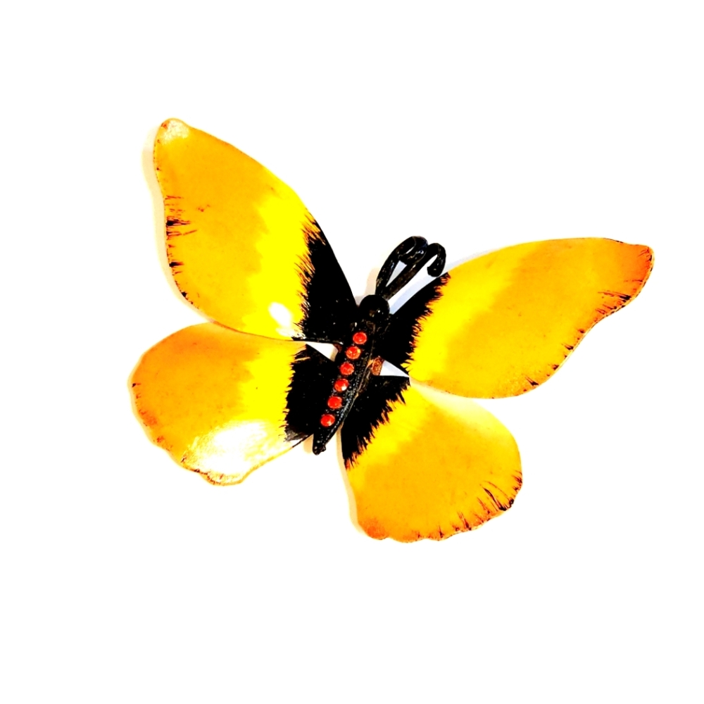 1960 Vintage West Germany Unsigned Midcentury Butterfly Brooch